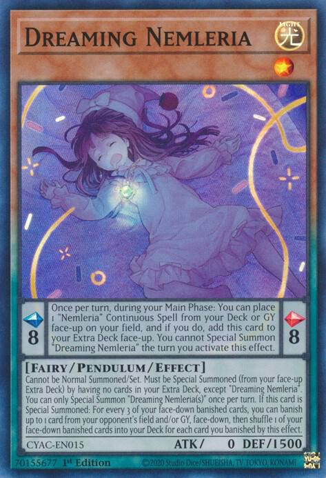 Dreaming Nemleria CYAC-EN015 (Cyberstorm Access)  - 1st Edition