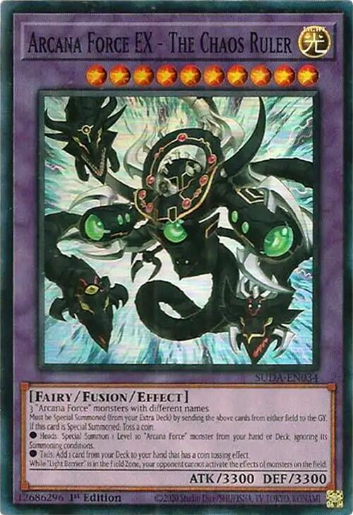 Arcana Force EX - The Chaos Ruler SUDA-EN034 (Supreme Darkness)  - 1st Edition