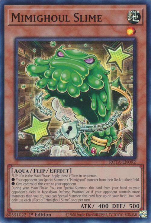 Mimighoul Slime ROTA-EN092 (Rage of the Abyss)  - 1st Edition