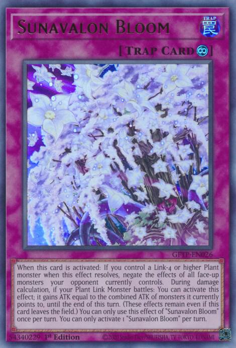 Sunavalon Bloom GFTP-EN026 (Ghosts From the Past)  - 1st Edition