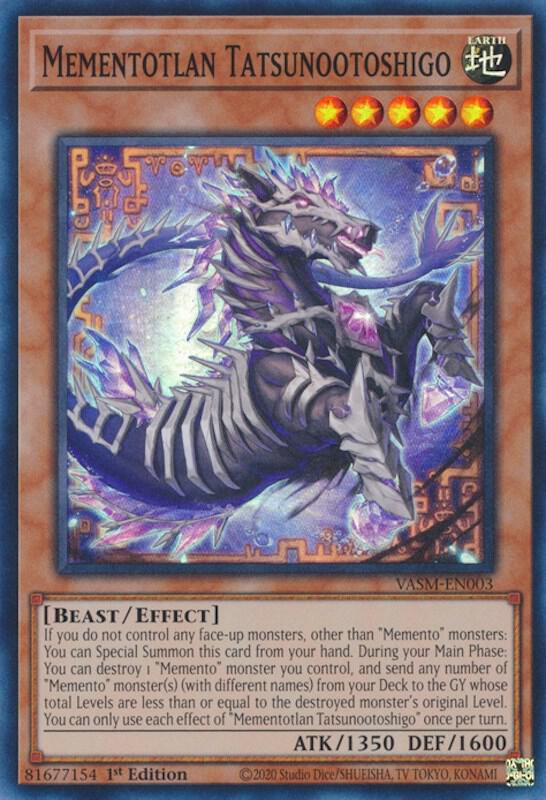 Mementotlan Tatsunootoshigo VASM-EN003 (Valiant Smashers)  - 1st Edition