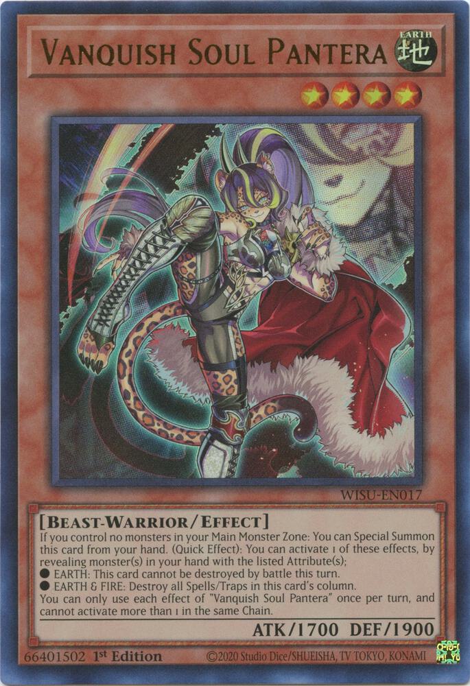 Vanquish Soul Pantera WISU-EN017 (Wild Survivors)  - 1st Edition
