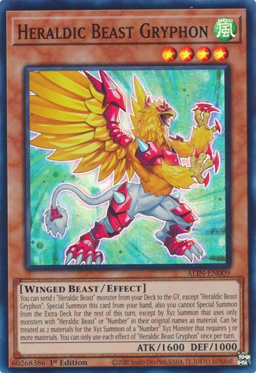 Heraldic Beast Gryphon ALIN-EN009 (Alliance Insight)  - 1st Edition
