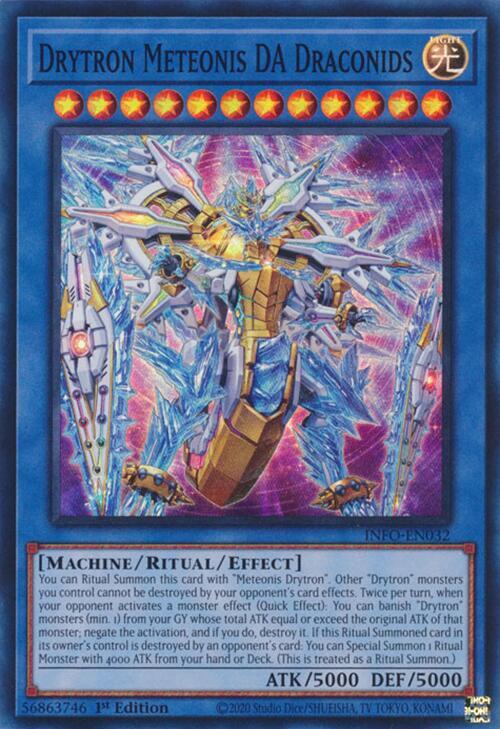 Drytron Meteonis DA Draconids INFO-EN032 (The Infinite Forbidden)  - 1st Edition Foil