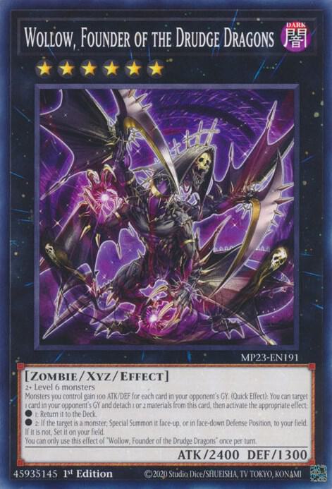 Wollow Founder of the Drudge Dragons MP23-EN191 (25th Anniversary Tin: Dueling Heroes Mega Pack)  - 1st Edition