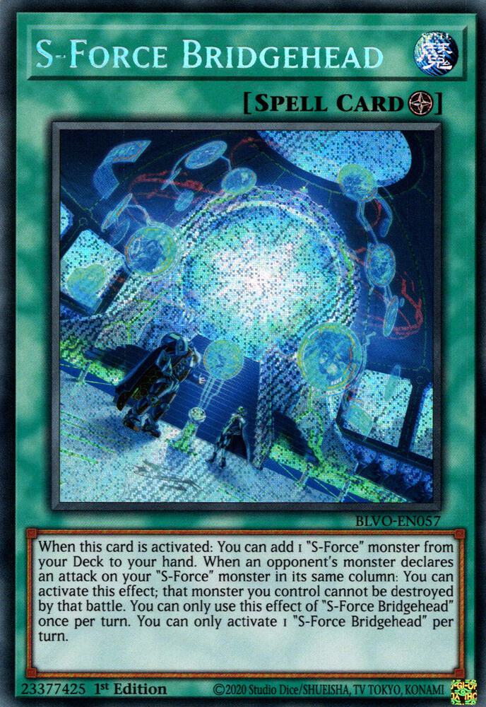 S-Force Bridgehead BLVO-EN057 (Blazing Vortex)  - 1st Edition