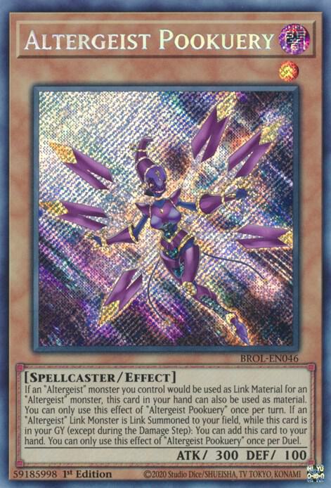 Altergeist Pookuery BROL-EN046 (Brothers of Legend)  - 1st Edition