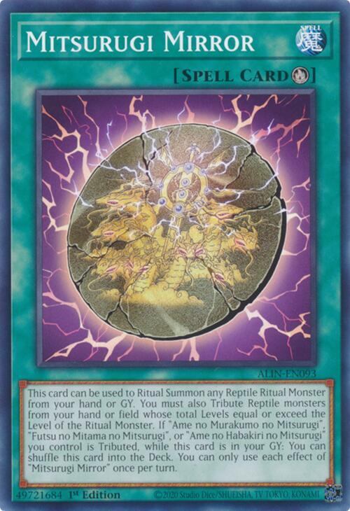Mitsurugi Mirror ALIN-EN093 (Alliance Insight)  - 1st Edition