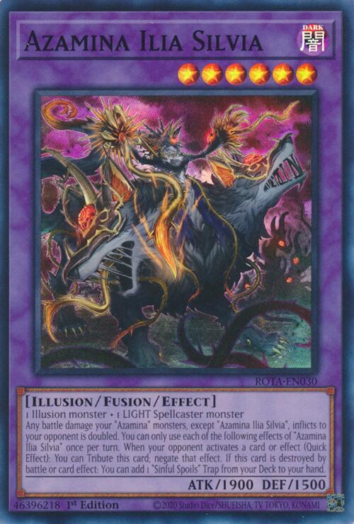 Azamina Ilia Silvia ROTA-EN030 (Rage of the Abyss)  - 1st Edition