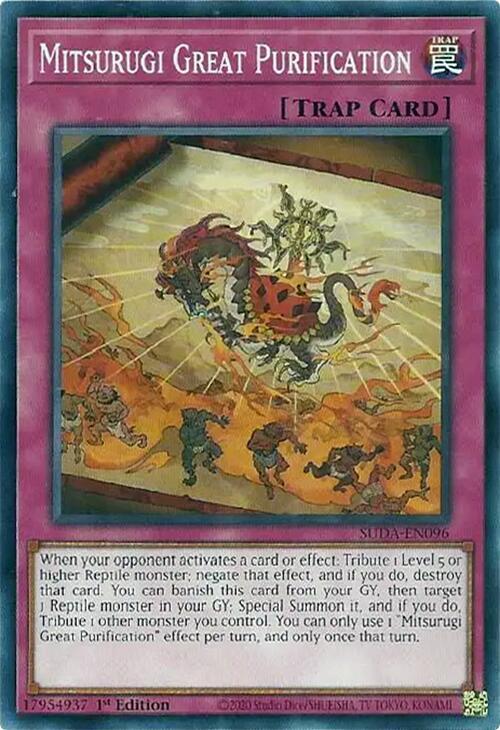 Mitsurugi Great Purification SUDA-EN096 (Supreme Darkness)  - 1st Edition