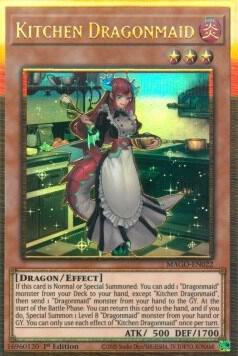 Kitchen Dragonmaid MAGO-EN022 (Maximum Gold)  - 1st Edition