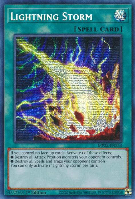 Lightning Storm MP22-EN253 (2022 Tin of the Pharaoh's Gods)  - 1st Edition