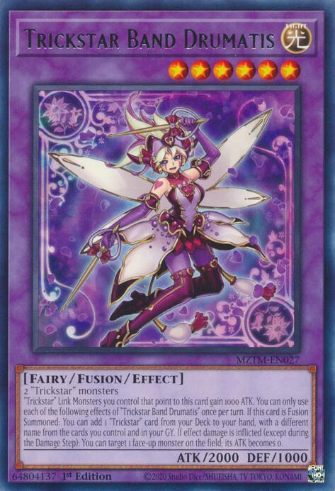 Trickstar Band Drumatis MZTM-EN027 (Maze of the Master)  - 1st Edition