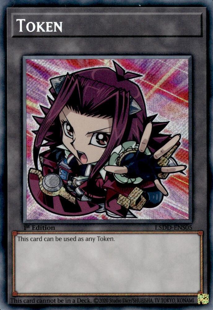 Token Akiza L5DD-ENS04 (Legendary 5D's Decks)  - 1st Edition