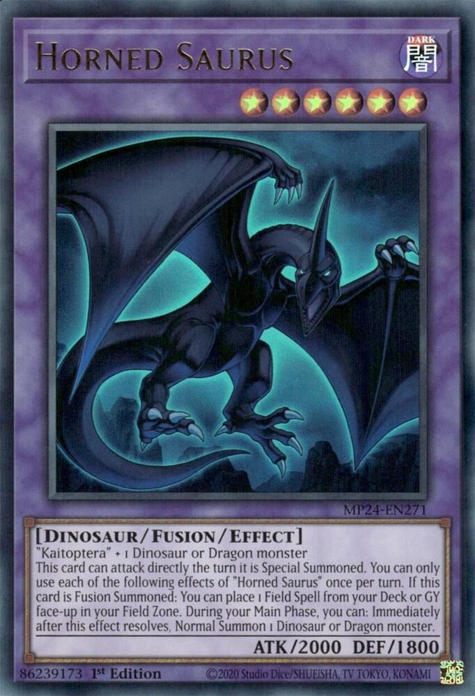 Horned Saurus MP24-EN271 (25th Anniversary Tin: Dueling Mirrors)  - 1st Edition