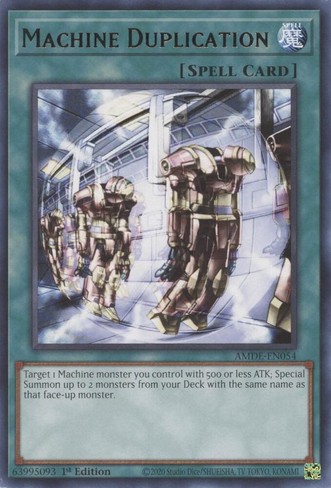 Machine Duplication AMDE-EN054 (Amazing Defenders)  - 1st Edition