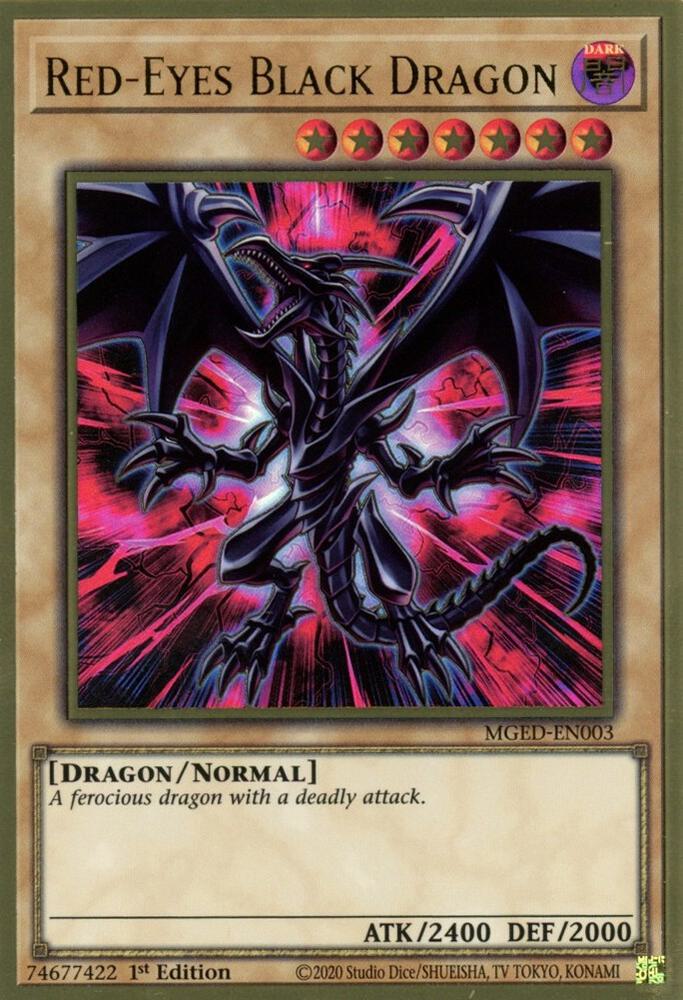 Red Eyes Black Dragon MGED-EN003 (Maximum Gold: El Dorado)  - 1st Edition