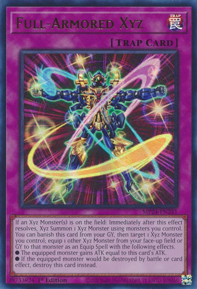 Full Armored Xyz MP24-EN241 (25th Anniversary Tin: Dueling Mirrors)  - 1st Edition