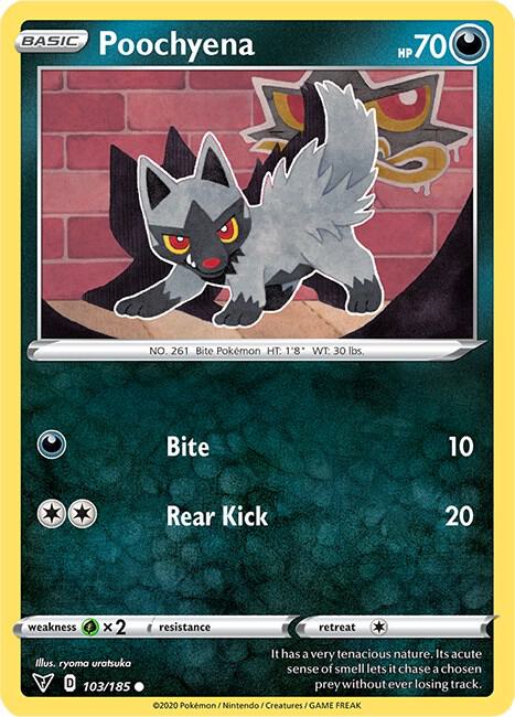 Poochyena 103/185 (SWSH04: Vivid Voltage) 