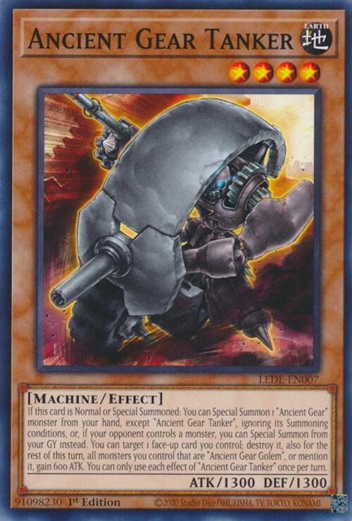 Ancient Gear Tanker LEDE-EN007 (Legacy of Destruction)  - 1st Edition