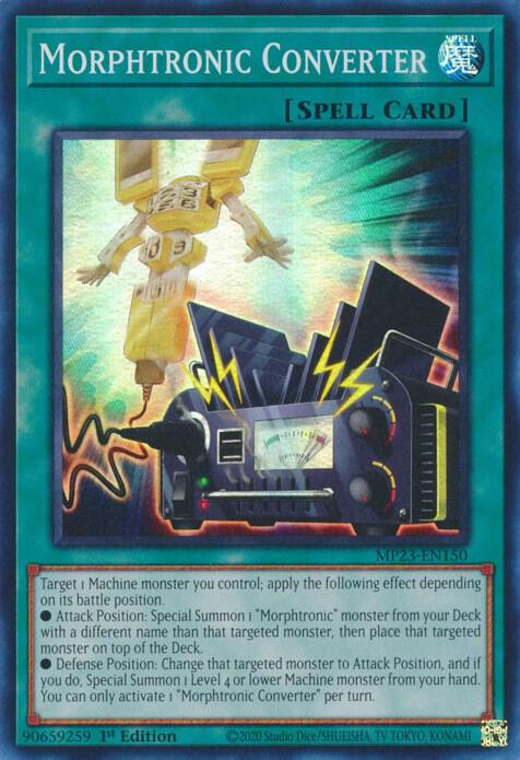 Morphtronic Converter MP23-EN150 (25th Anniversary Tin: Dueling Heroes Mega Pack)  - 1st Edition