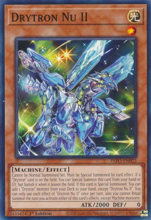 Drytron Nu II INFO-EN022 (The Infinite Forbidden)  - 1st Edition