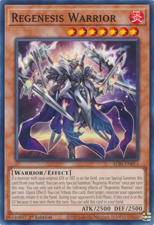 Regenesis Warrior ALIN-EN013 (Alliance Insight)  - 1st Edition