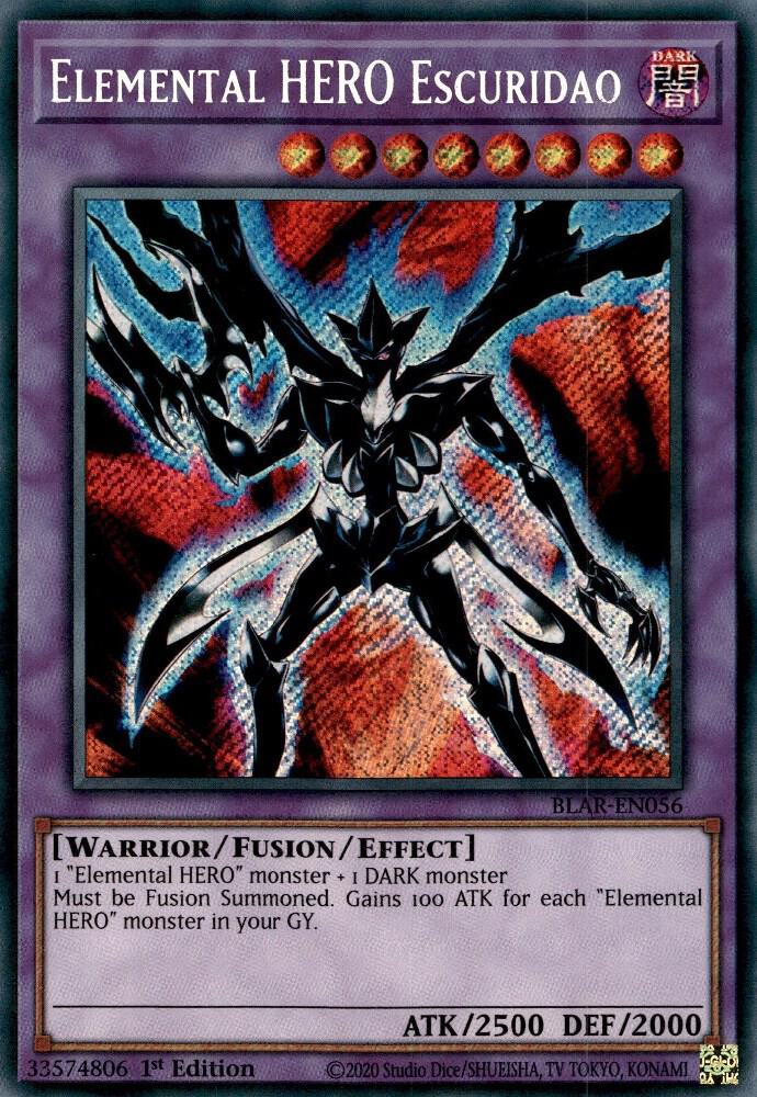 Elemental HERO Escuridao BLAR-EN056 (Battles of Legend: Armageddon)  - 1st Edition