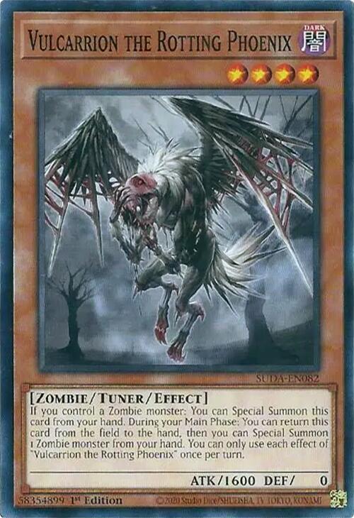 Vulcarrion the Rotting Phoenix SUDA-EN082 (Supreme Darkness)  - 1st Edition