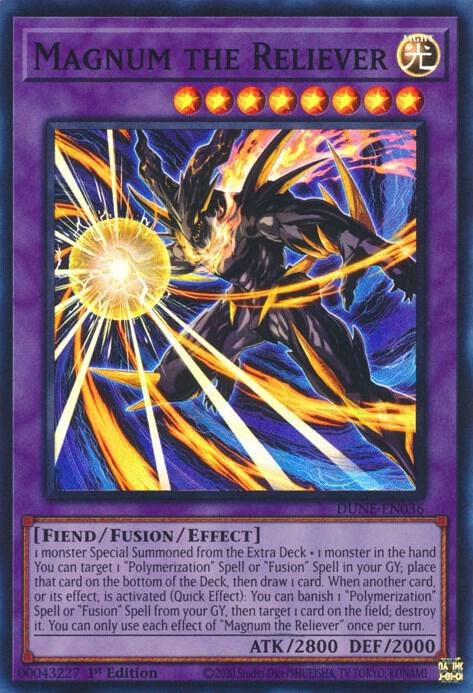 Magnum the Reliever DUNE-EN036 (Duelist Nexus)  - 1st Edition