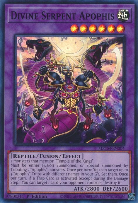Divine Serpent Apophis MZTM-EN004 (Maze of the Master)  - 1st Edition
