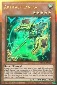 Artifact Lancea MAGO-EN008 (Maximum Gold)  - 1st Edition