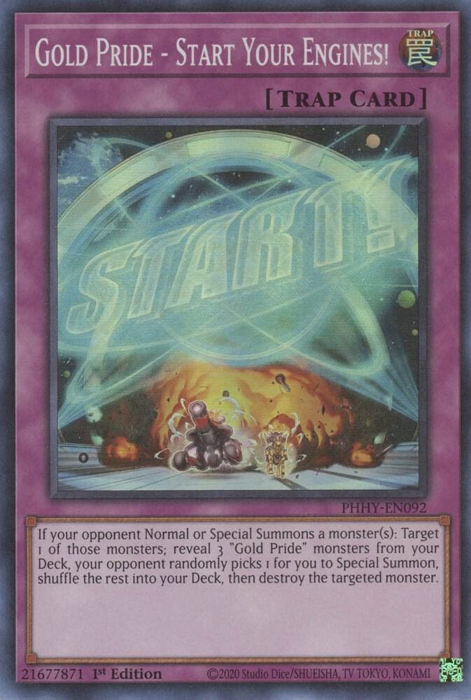 Gold Pride - Start Your Engines! PHHY-EN092 (Photon Hypernova)  - 1st Edition
