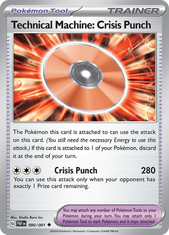 Technical Machine Crisis Punch 090/091 (SV: Paldean Fates) 