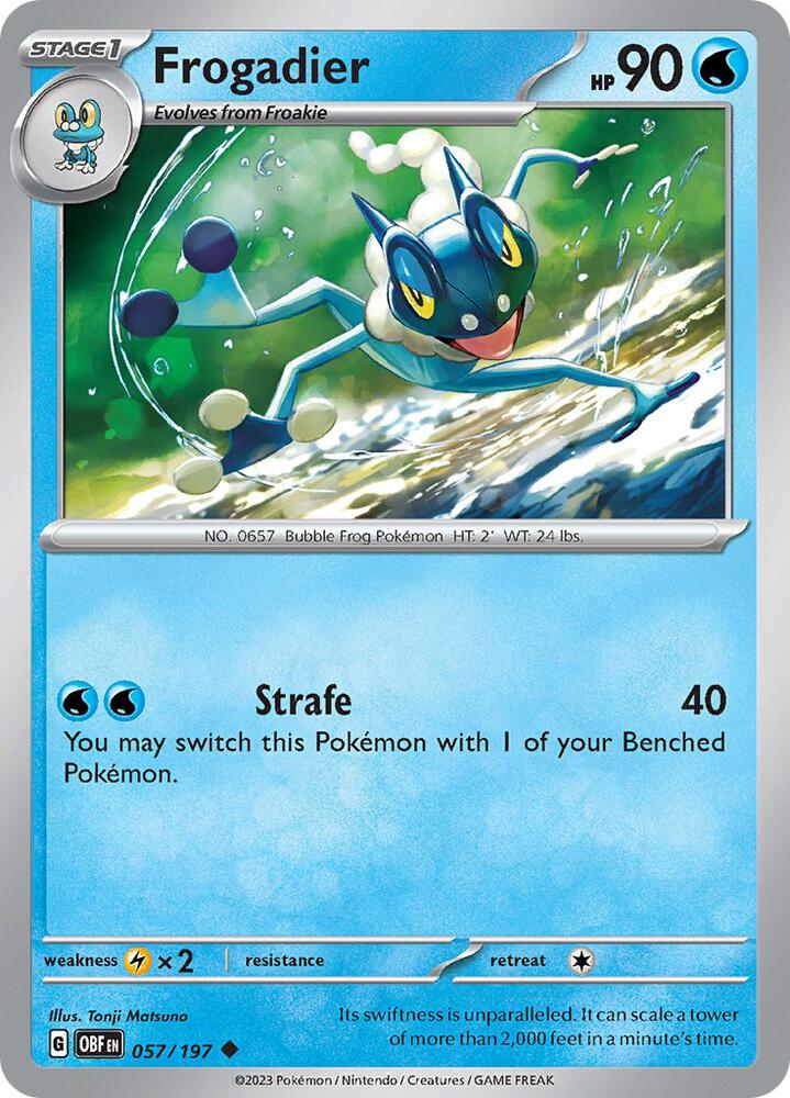 Frogadier 057/197 (SV03: Obsidian Flames) 