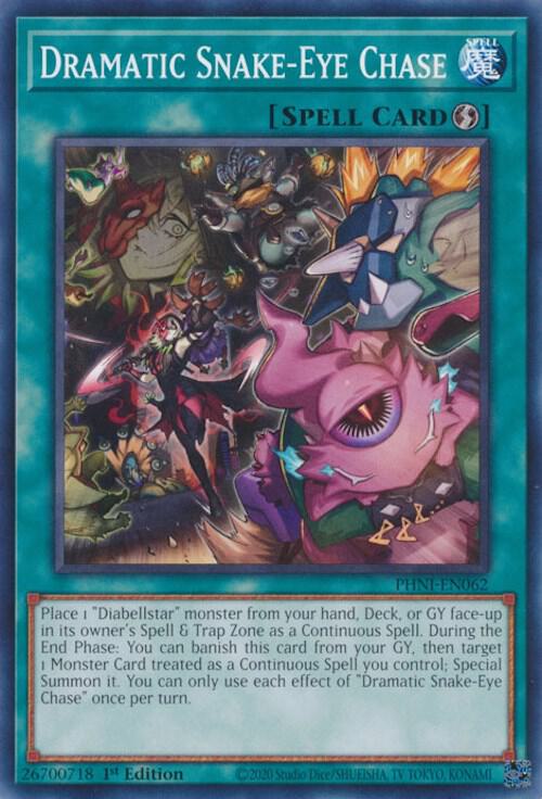 Dramatic Snake-Eye Chase PHNI-EN062 (Phantom Nightmare)  - 1st Edition