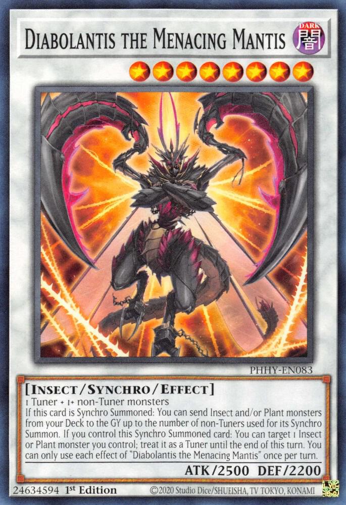 Diabolantis the Menacing Mantis PHHY-EN083 (Photon Hypernova)  - 1st Edition