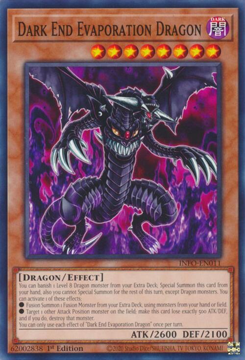 Dark End Evaporation Dragon INFO-EN011 (The Infinite Forbidden)  - 1st Edition