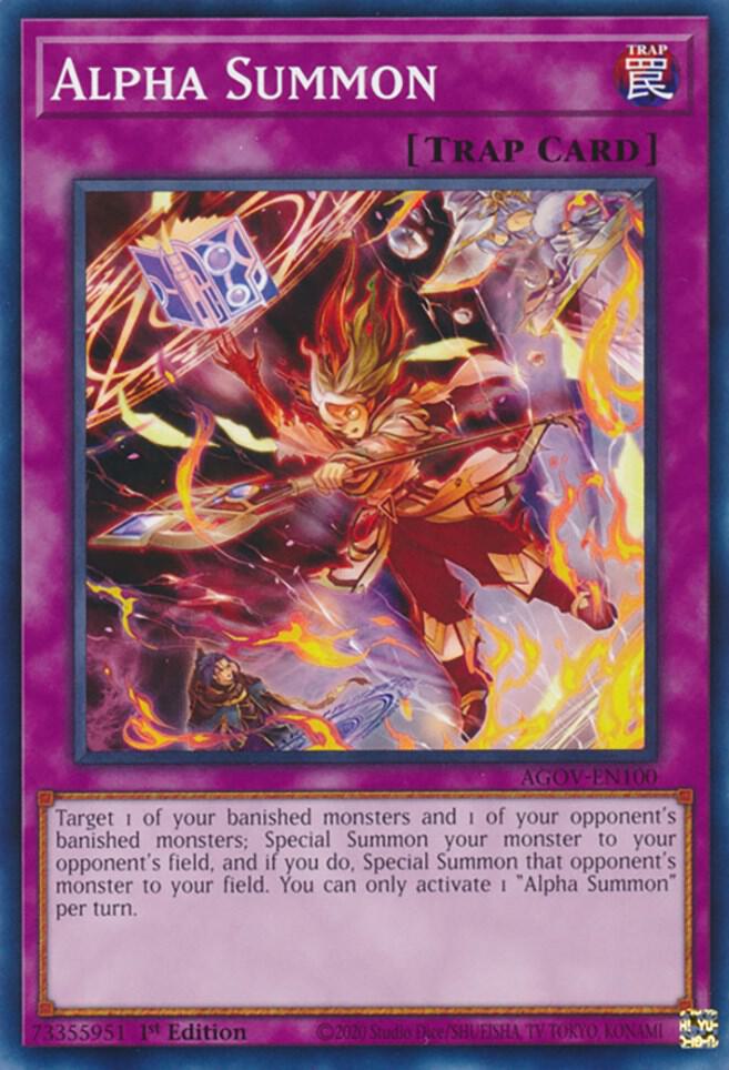 Alpha Summon AGOV-EN100 (Age of Overlord)  - 1st Edition