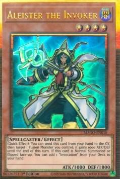 Aleister the Invoker Alternate Art MAGO-EN016 (Maximum Gold)  - 1st Edition