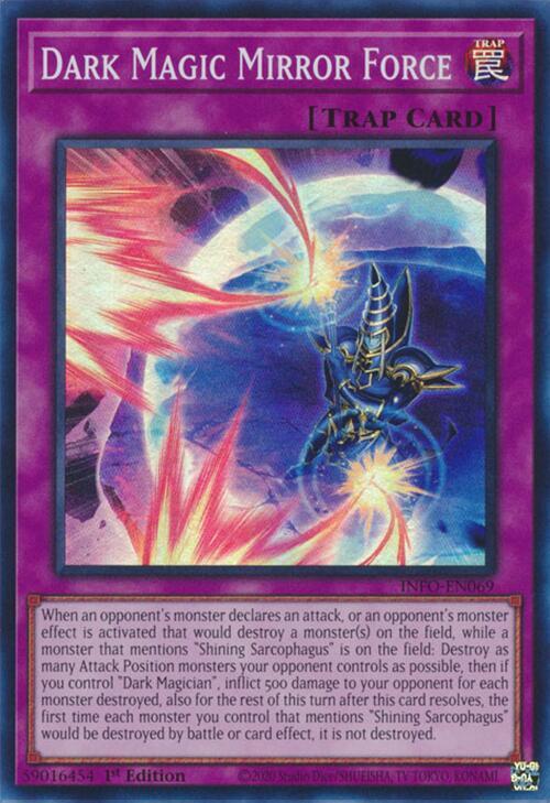Dark Magic Mirror Force INFO-EN069 (The Infinite Forbidden)  - 1st Edition