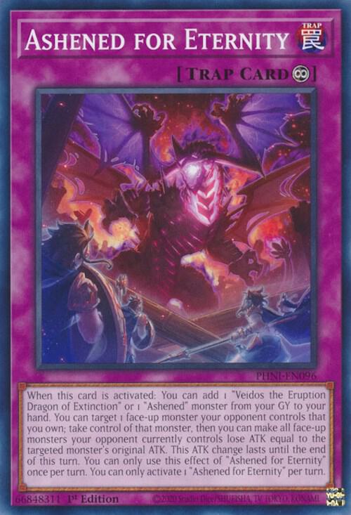 Ashened for Eternity PHNI-EN096 (Phantom Nightmare)  - 1st Edition
