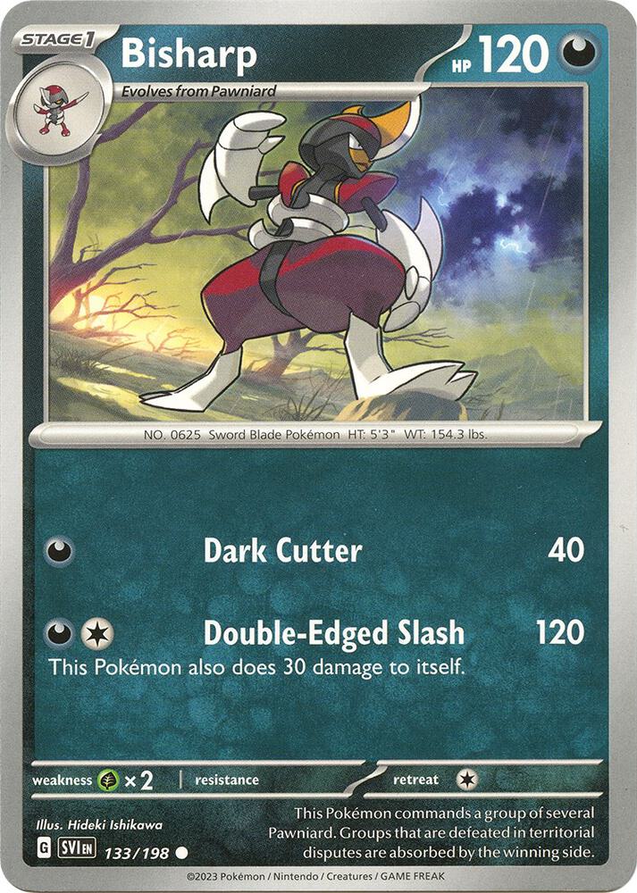 Bisharp 133/198 (SV01: Scarlet & Violet Base Set) 