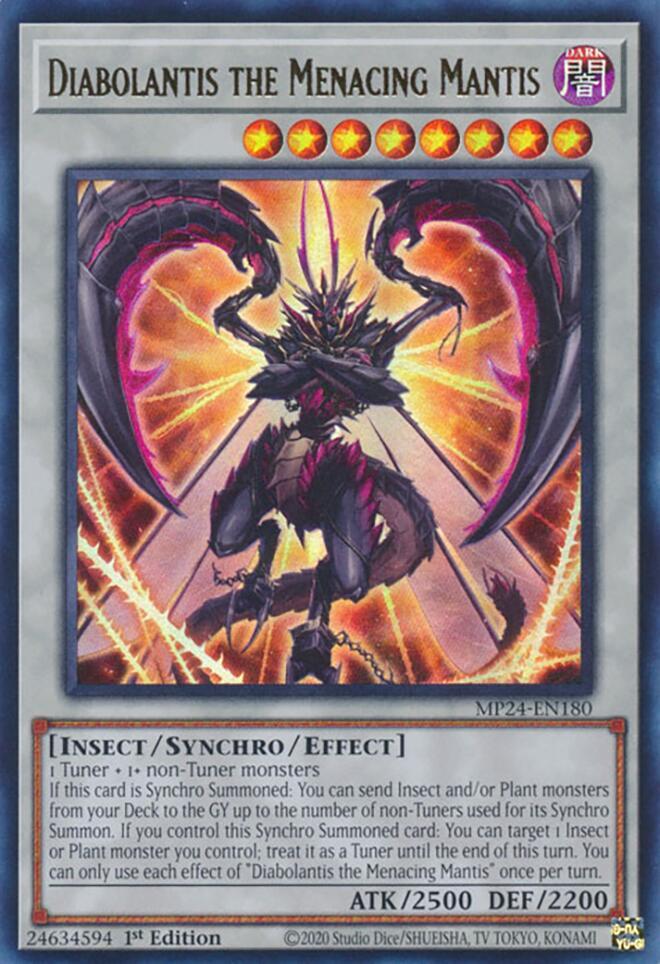 Diabolantis the Menacing Mantis MP24-EN180 (25th Anniversary Tin: Dueling Mirrors)  - 1st Edition