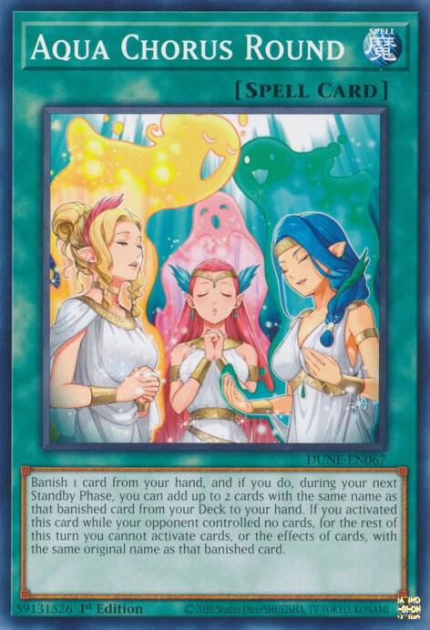 Aqua Chorus Round DUNE-EN067 (Duelist Nexus)  - 1st Edition