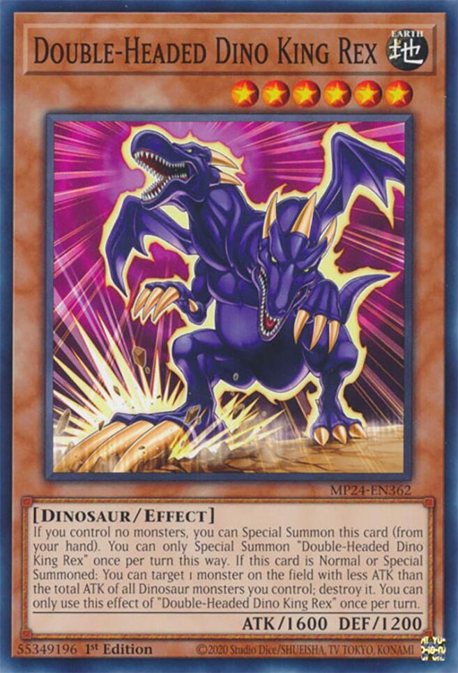 Double Headed Dino King Rex MP24-EN362 (25th Anniversary Tin: Dueling Mirrors)  - 1st Edition