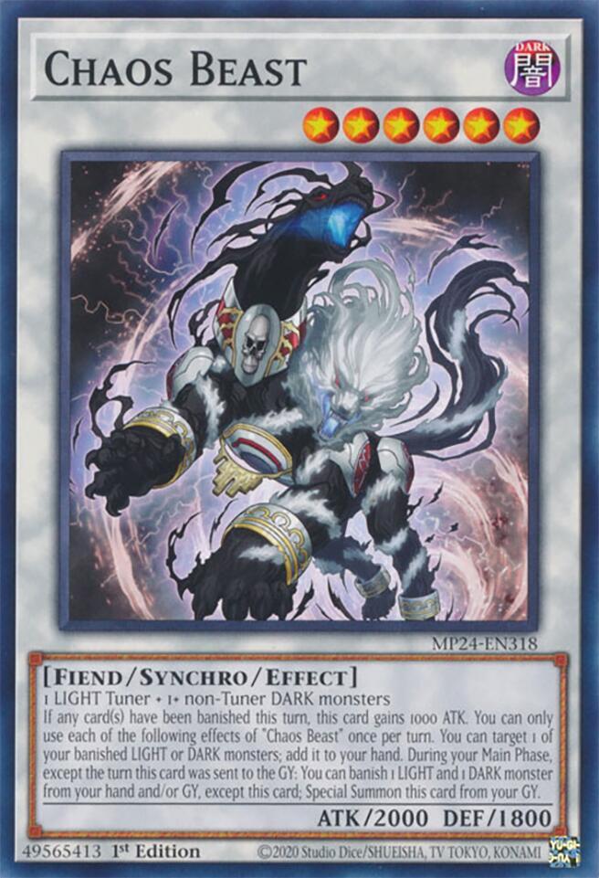 Chaos Beast MP24-EN318 (25th Anniversary Tin: Dueling Mirrors)  - 1st Edition