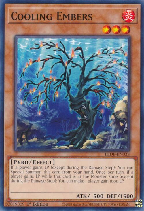 Cooling Embers LEDE-EN033 (Legacy of Destruction)  - 1st Edition