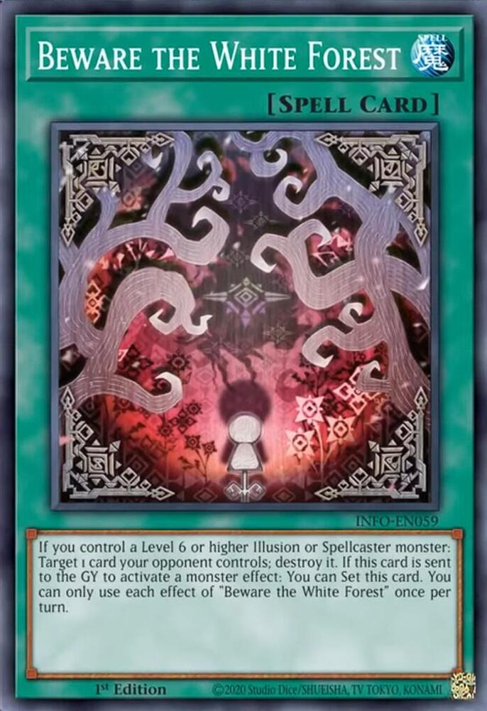 Beware the White Forest INFO-EN059 (The Infinite Forbidden)  - 1st Edition