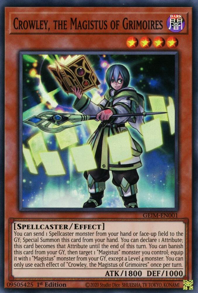 Crowley, the Magistus of Grimoires GEIM-EN001 (Genesis Impact)  - 1st Edition